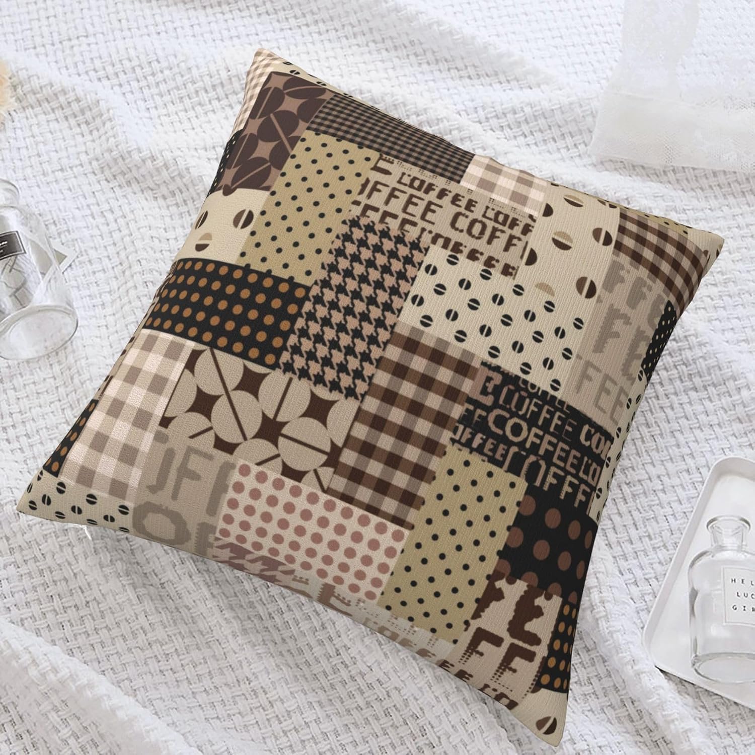 Funda de almohada Coffee Time  - Pillow Insert 18X18 reseña y precio