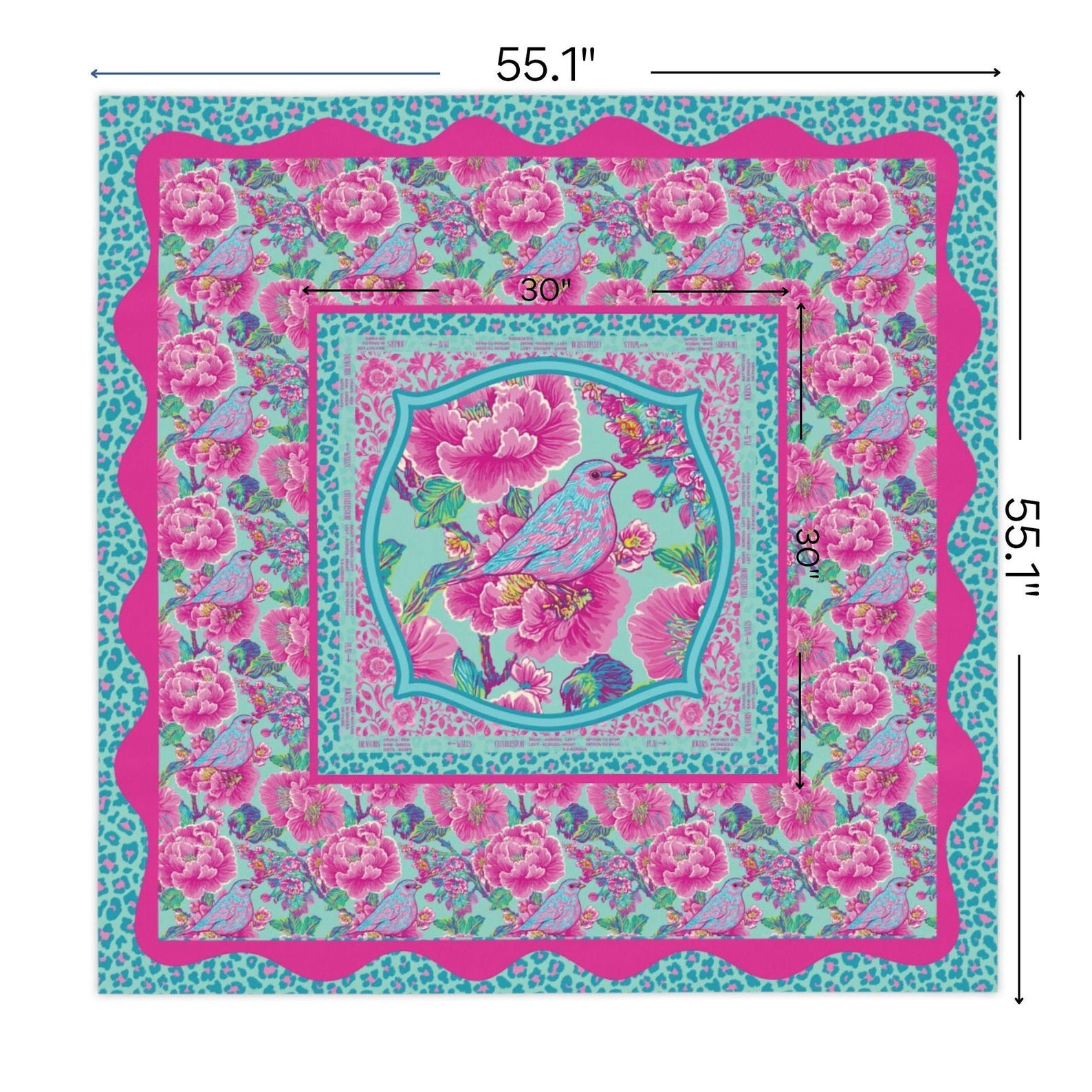 Mantel Cuadrado Rosa para Noch - Home Textiles Direct reseña y precio