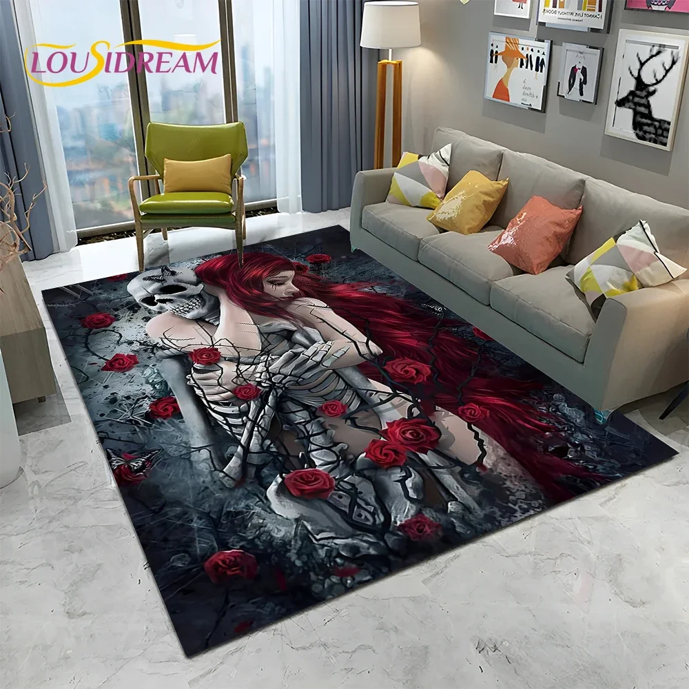 Alfombra de Terror Gótica con  - Home Textiles Sale reseña y precio
