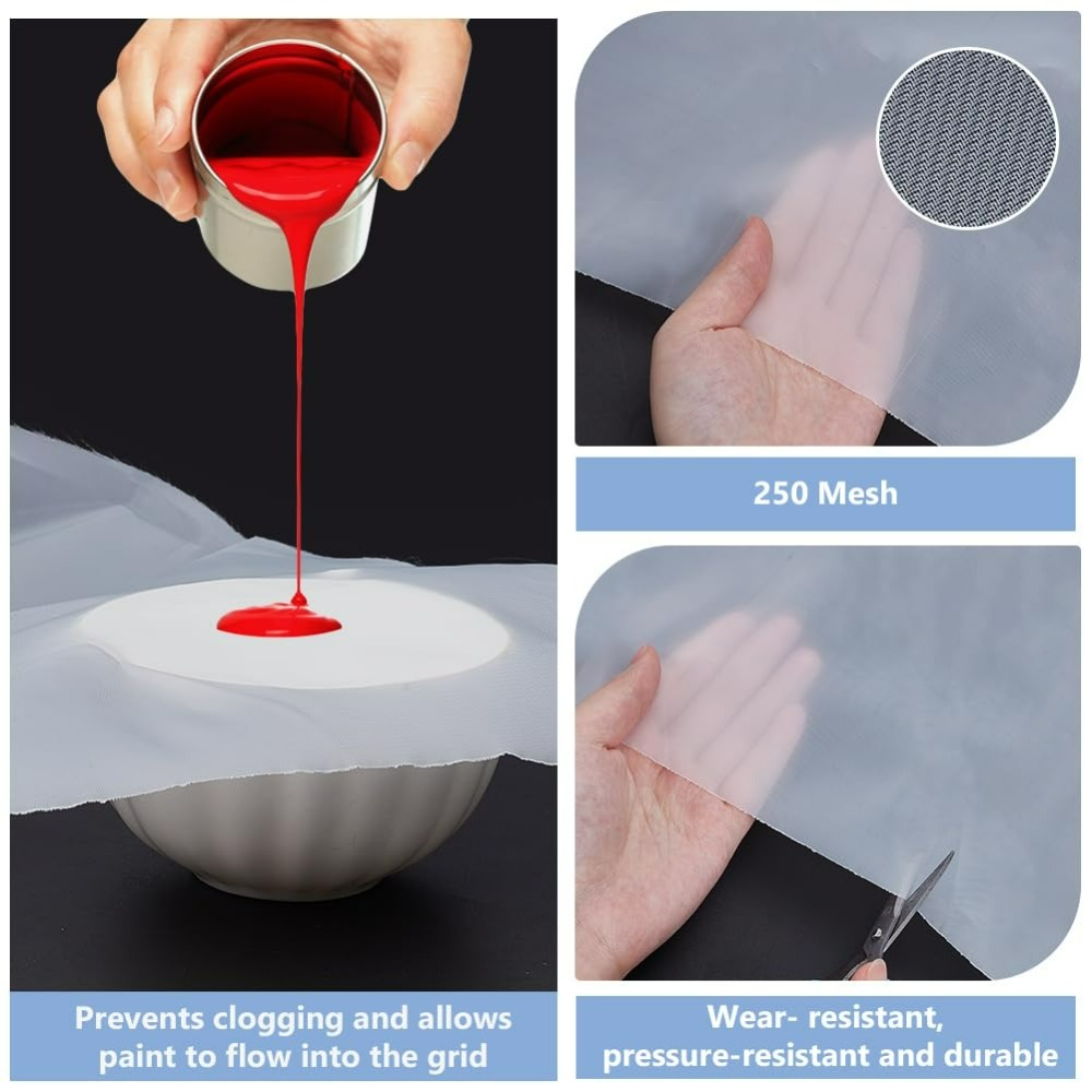 Malla de Nailon de 250 Mallas, - Home Textiles & Decorations reseña y precio