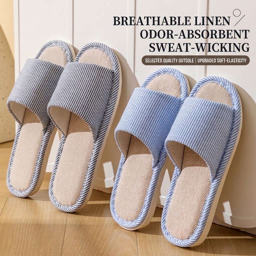 Pantuflas de Lino Transpirable - Home Textile reseña y precio
